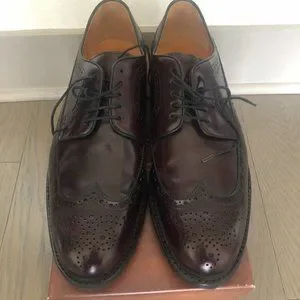 Berwick Burgundy Leather Derby Shoes Size 46.5 EU (LIKE NEW! WORN ONCE) Berwick | Shoes | Berwick Burgundy Leather Derby Shoes Size  main image 2
